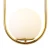 Lampa wisząca złota COSTA DUO DP0002-2 gold - Step Into Design